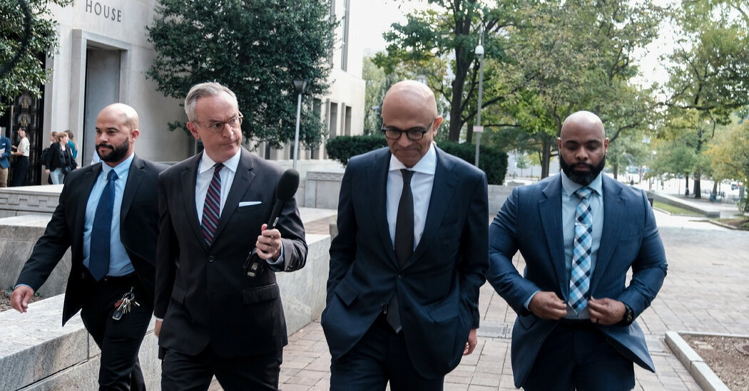 Microsoft C.E.O. Testifies That Google’s Power in Search Is Ubiquitous