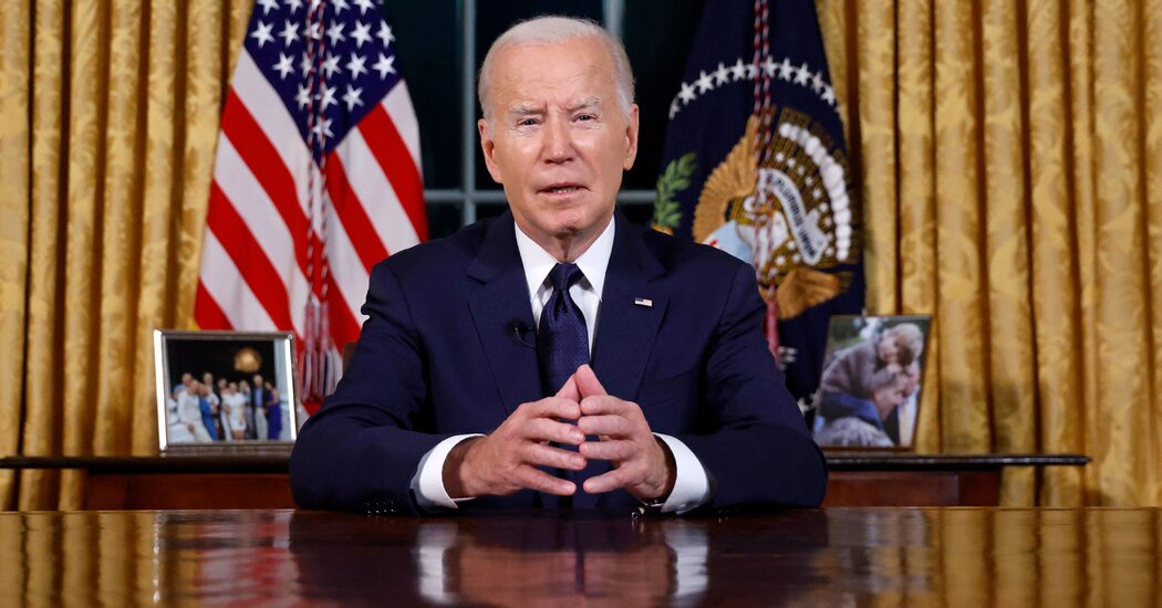 Israel-Hamas War Live News: Biden Urges U.S. to Stand With Israel and Ukraine